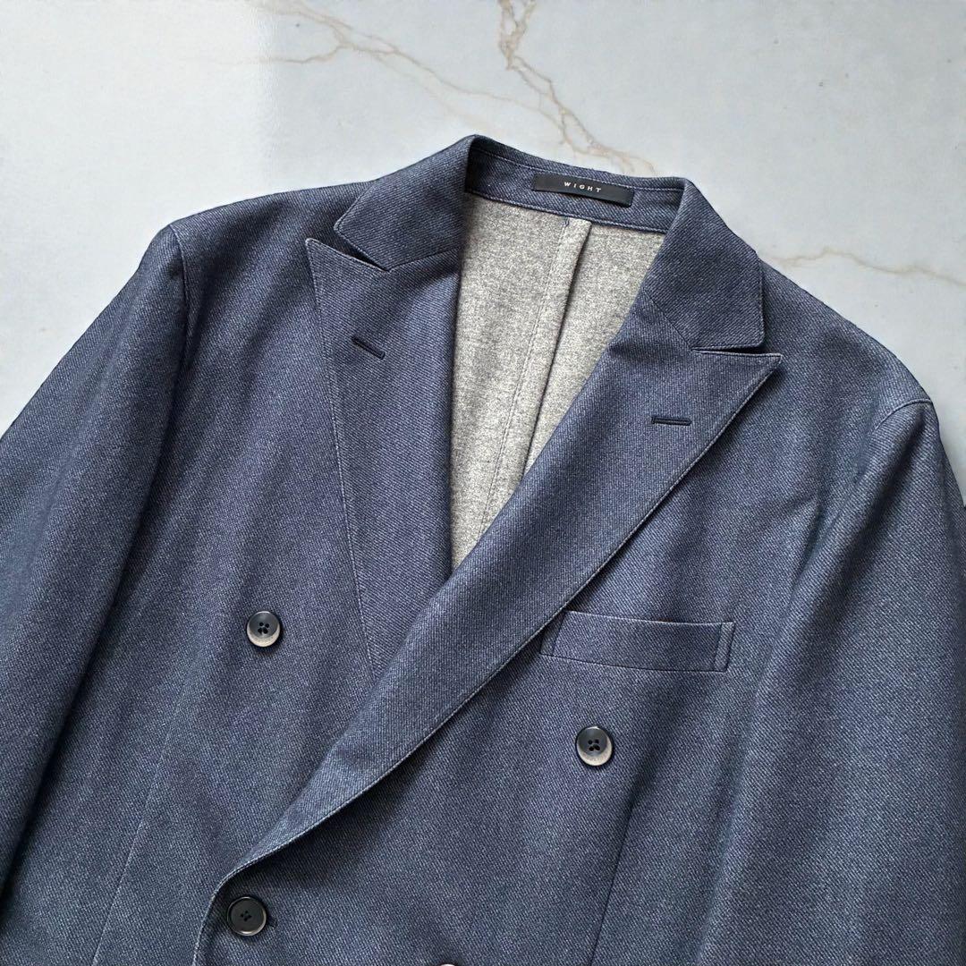 美品 BOGLIOLI テーラードジャケット WIGHT ウール ダブル 50