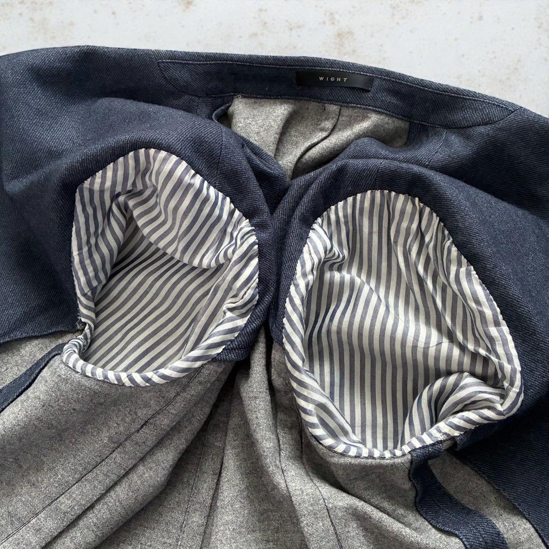 美品 BOGLIOLI テーラードジャケット WIGHT ウール ダブル 50