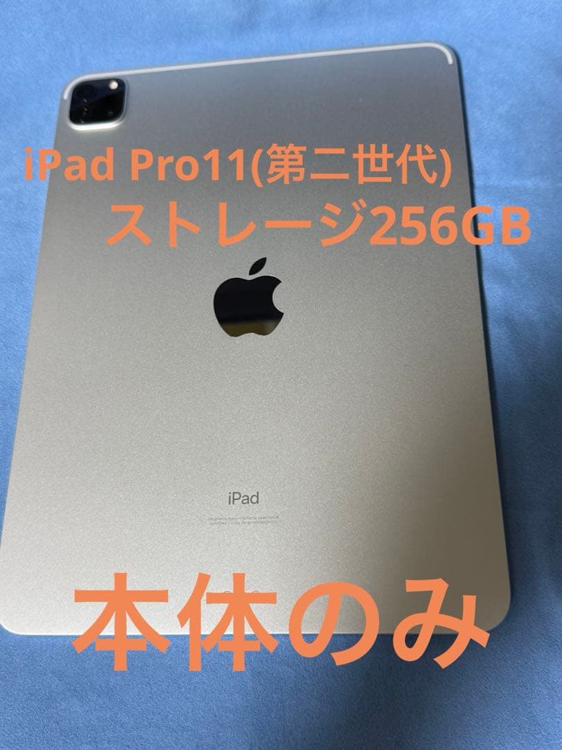 Apple iPad pro11(第二世代)シルバー※箱なし、本体のみ