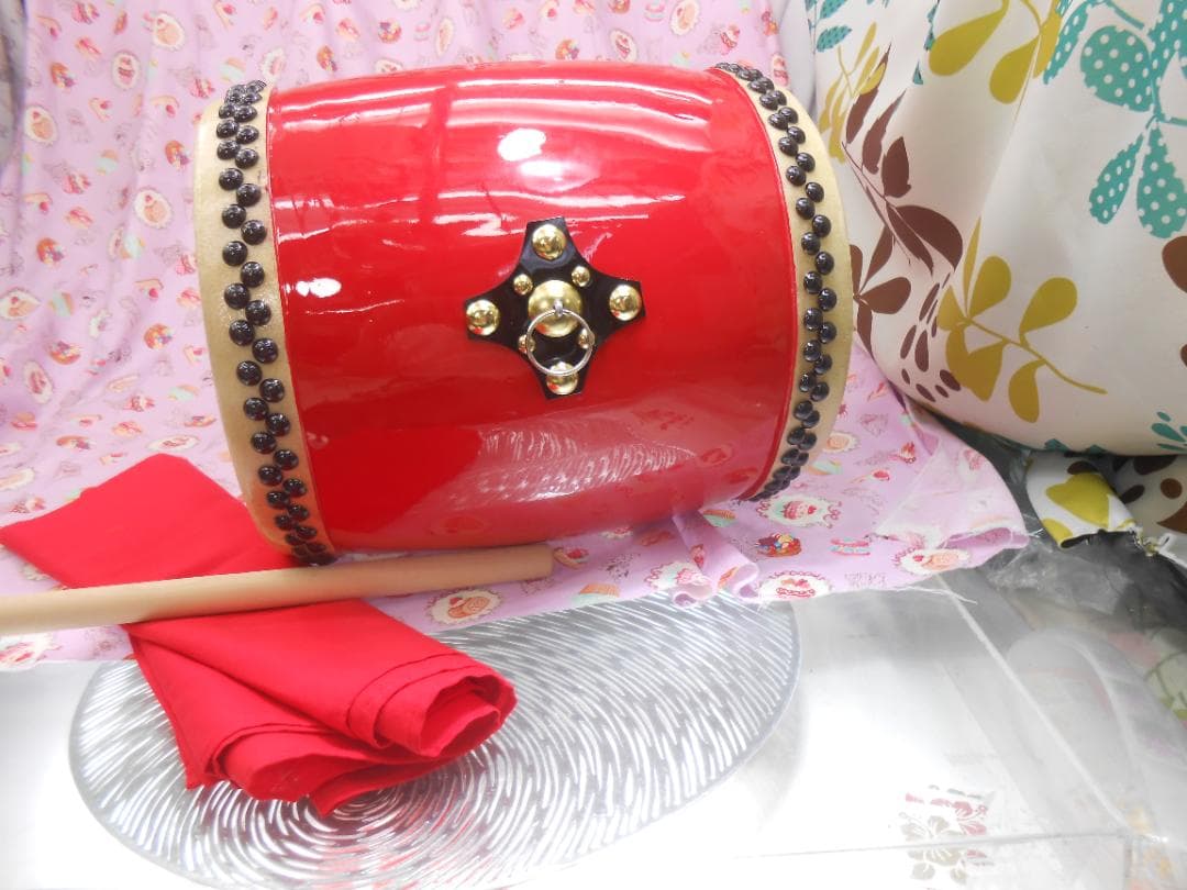 (送料無料)13.500円　N小太鼓24cm 子供用小太鼓撥サージ付き