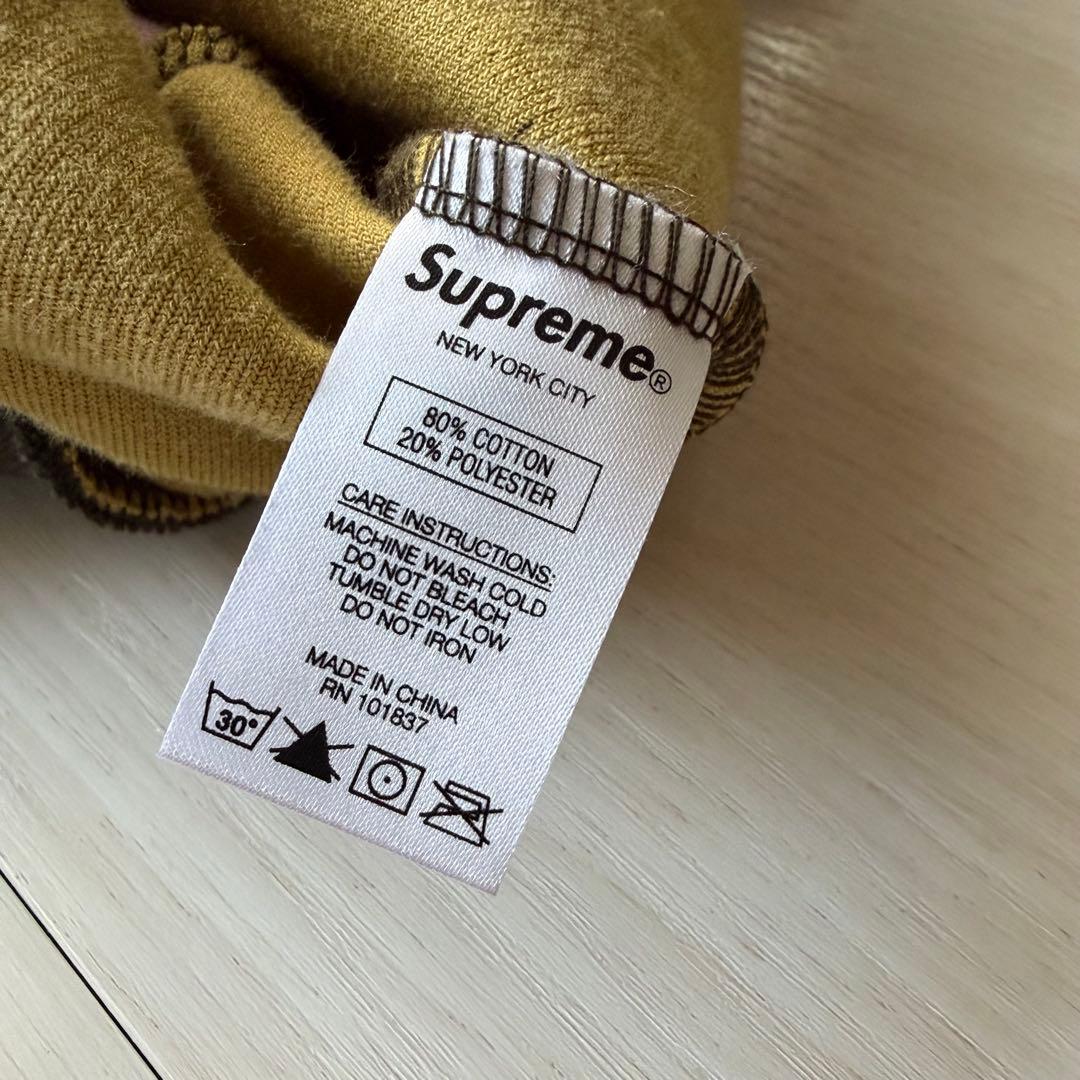 希少Mサイズ supreme patchwork velour L/S POLO