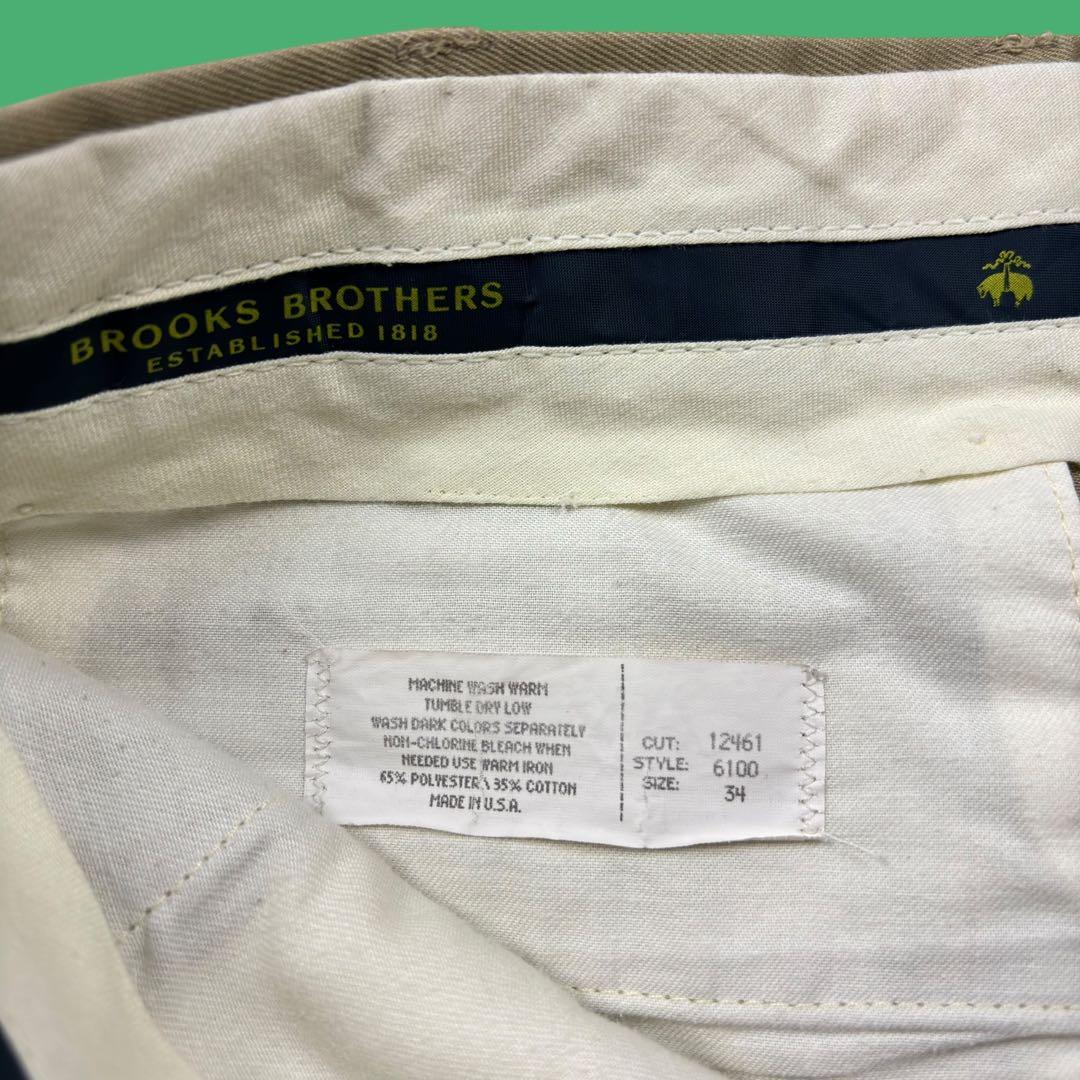 90s Brooks Brothers USA製 チノトラウザー チノパン 34