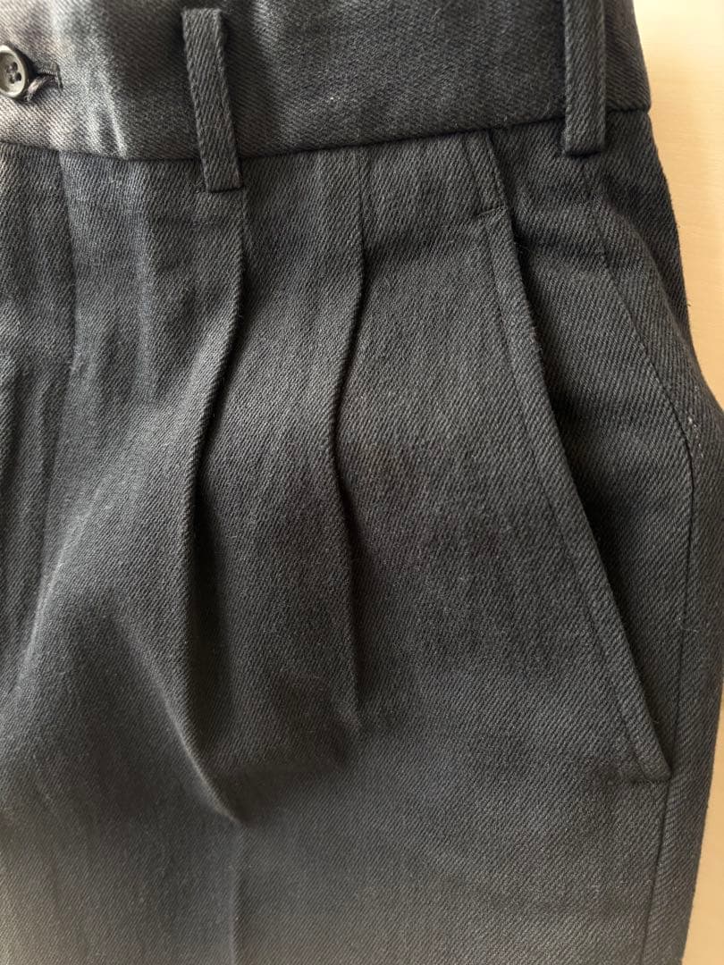 COMME des GARÇONS 綿100%ブラックビジネススーツセット