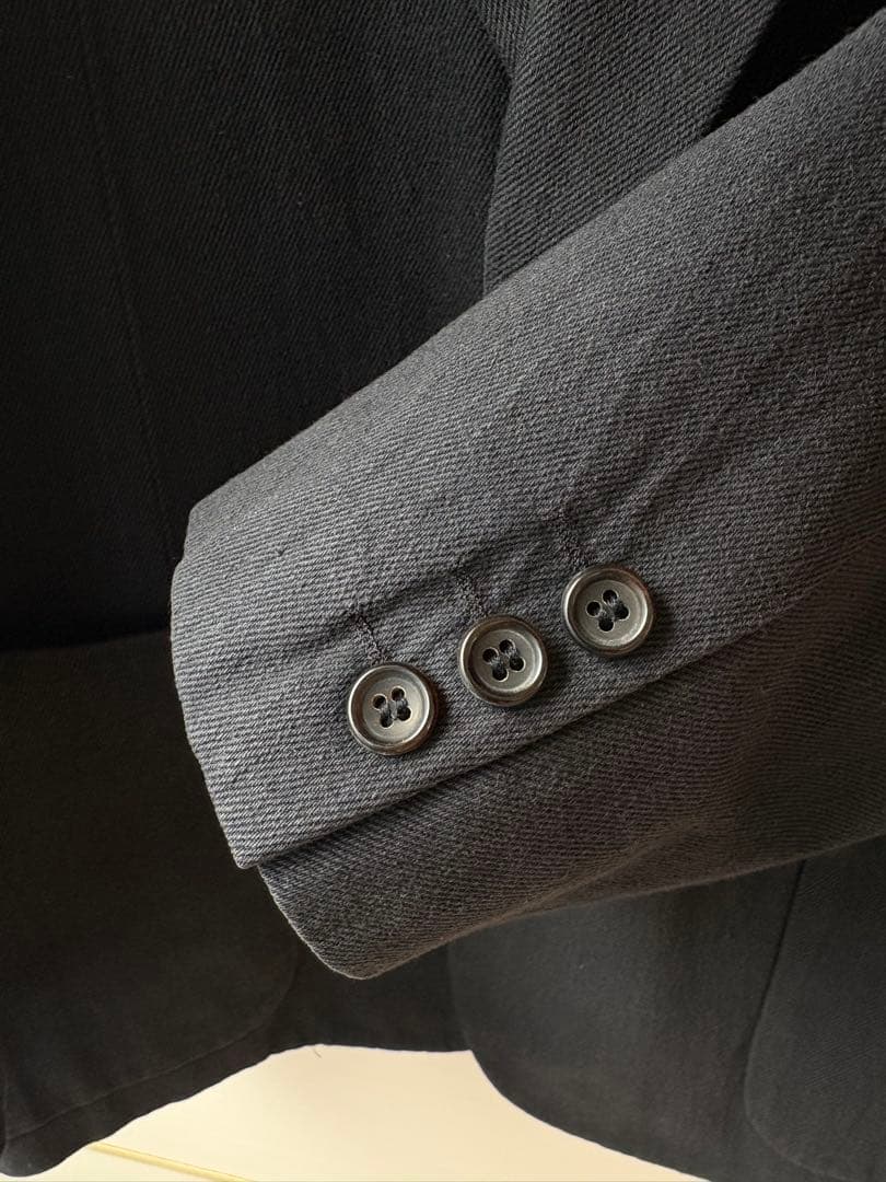 COMME des GARÇONS 綿100%ブラックビジネススーツセット