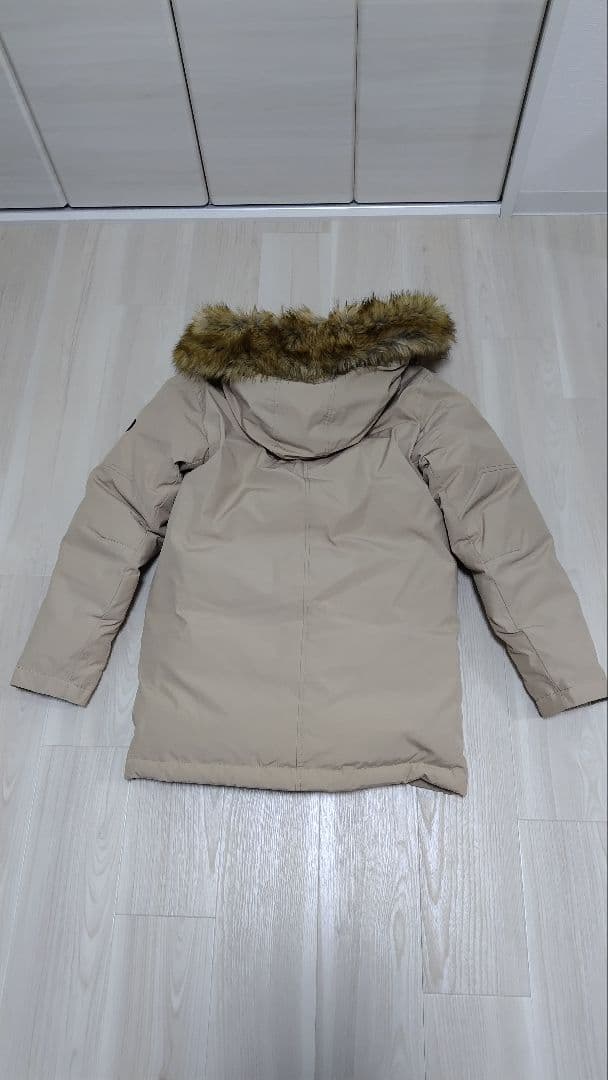 ■値下げ■【海外限定・極美品】ノースフェイス ダウンジャケット Ｌベージュ