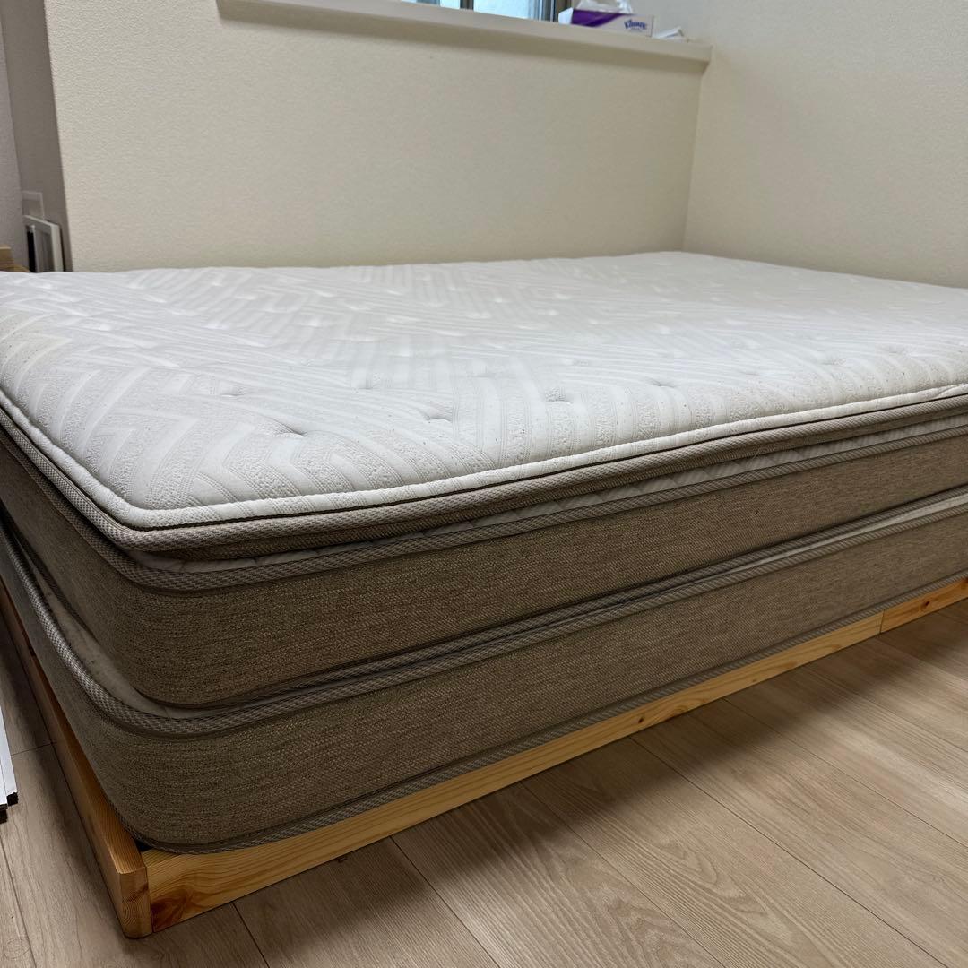 ニトリ　Nスリープ　ダブルベッド マットレス＋フレームセット