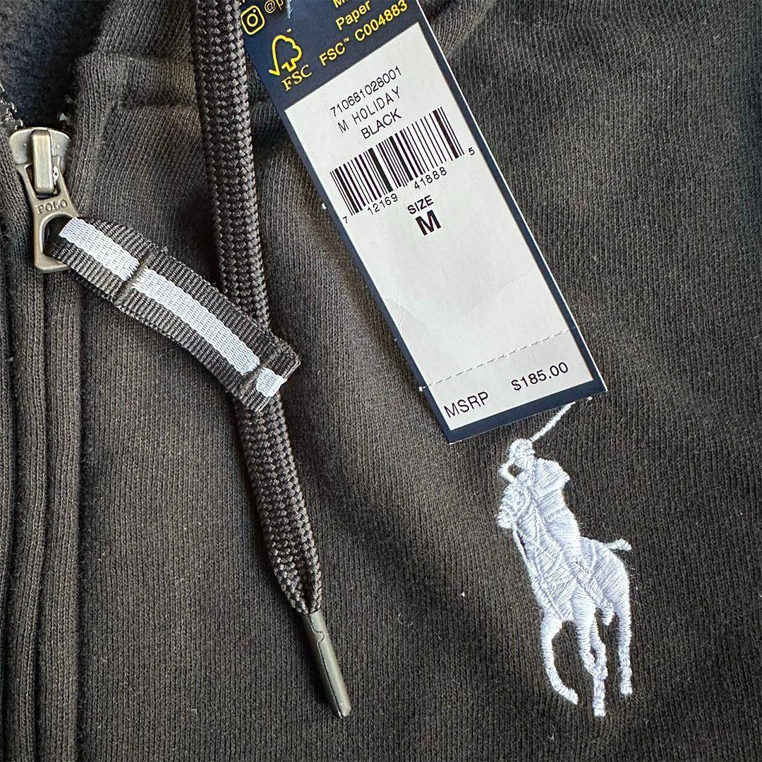 ポロラルフローレン POLO フリースジャンプスーツ つなぎ オールインワン M