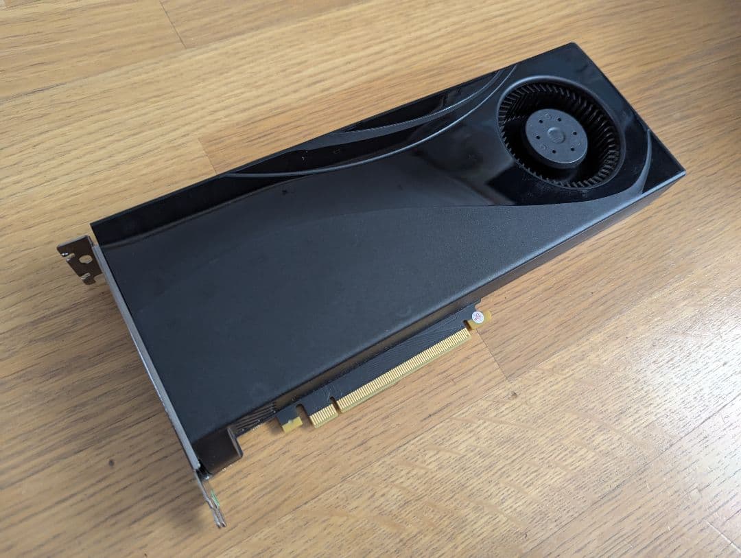 NVIDIA GeForse GTX 1660 グラフィックボード 黒