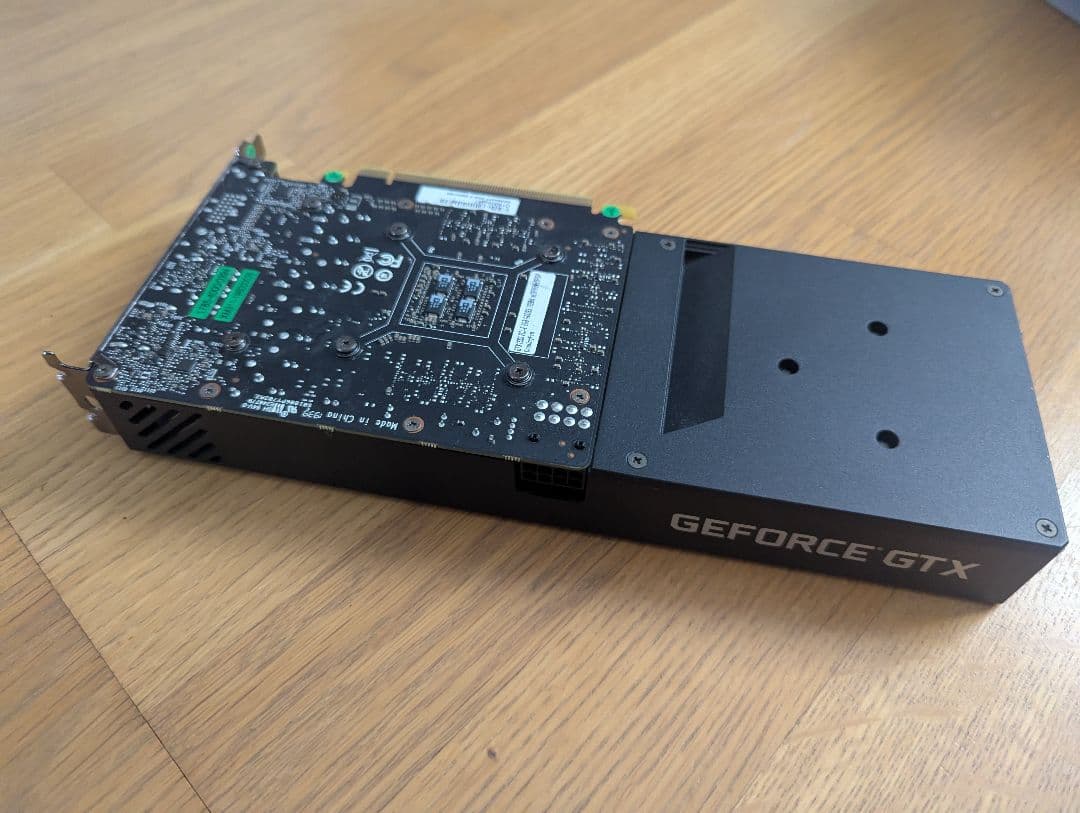 NVIDIA GeForse GTX 1660 グラフィックボード 黒