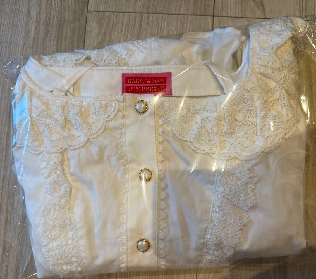 BABY Bonbon Parfum ブラウス　ピンク　姫袖