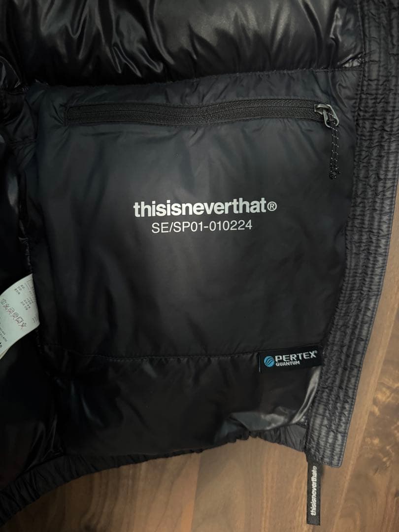 thisisneverthat ネバザ ダウンジャケット L ブラック