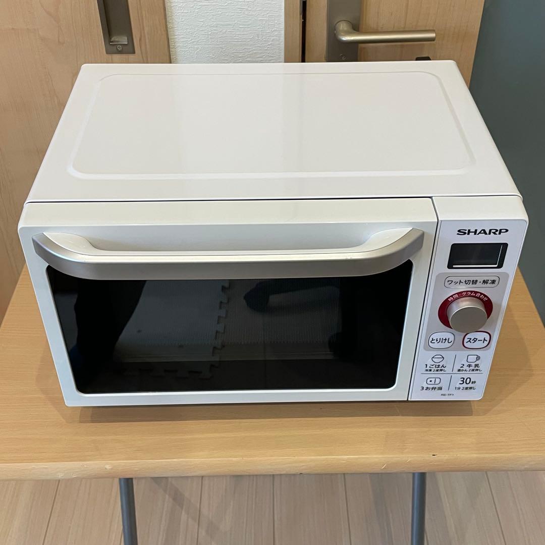 未使用品 SHARP シャープ RE-TF1-W ホワイト 電子レンジ