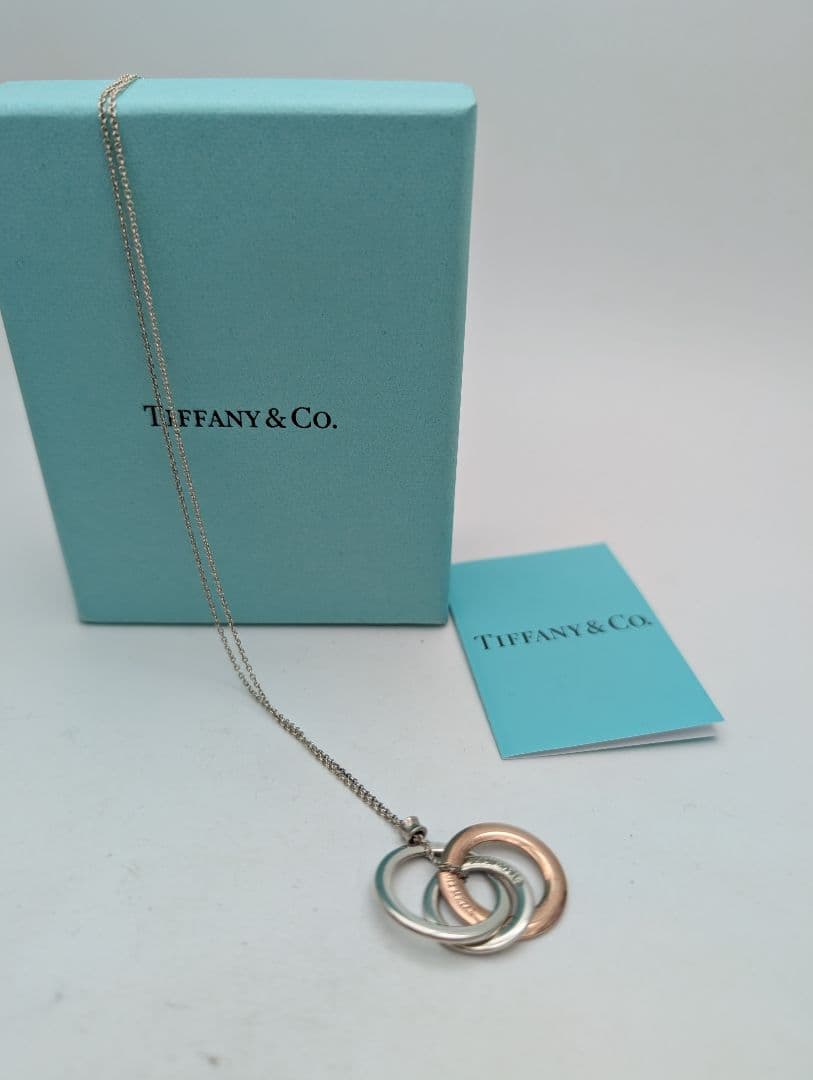Tiffany & Co. ティファニーインターロッキングネックレス3連