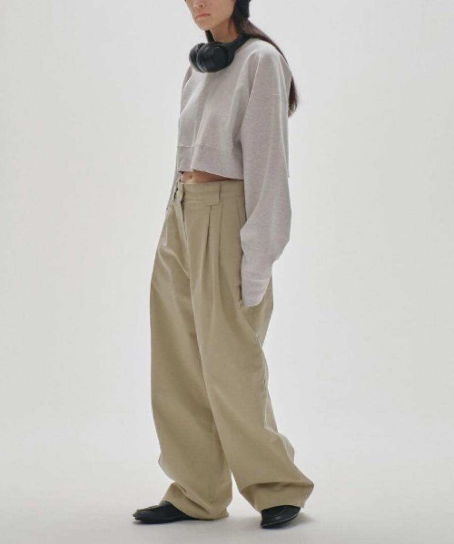 moon. 様　todayful ダブルタックチノパンツ