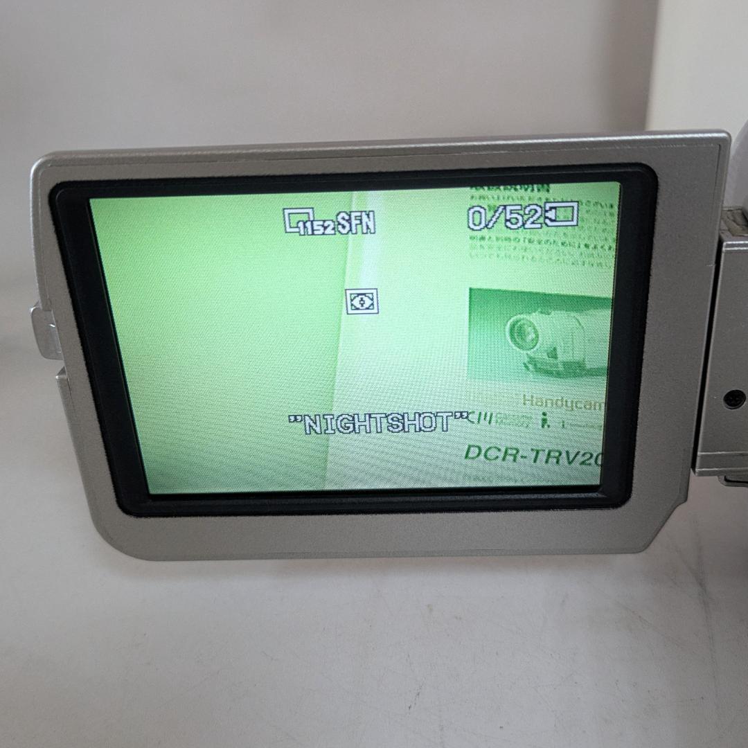 SONY DCR-TRV20 ビデオカメラ バッテリー　メモリースティックあり