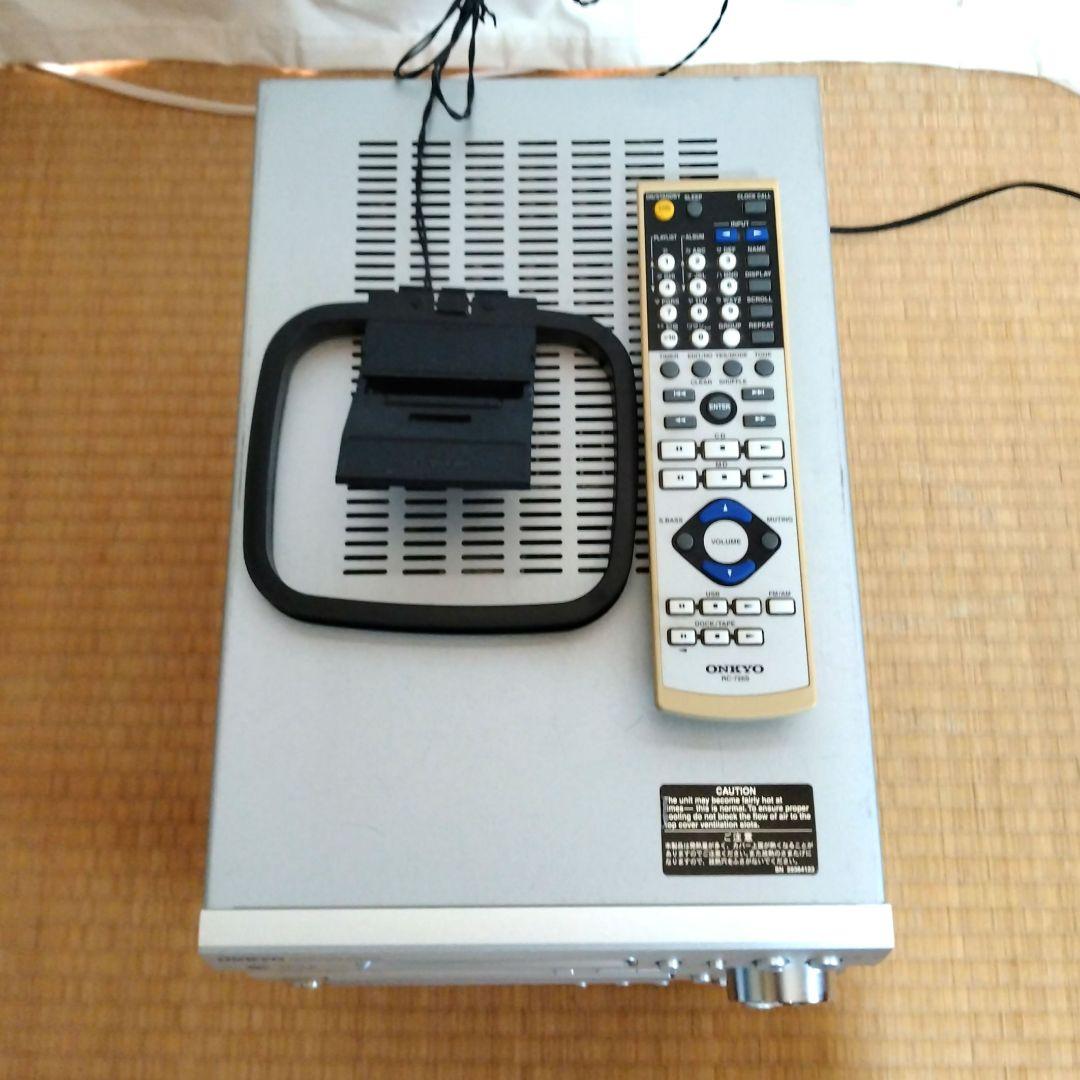 ONKYO CD/MDコンポ FR-N7FX センターユニット「 リモコン付」