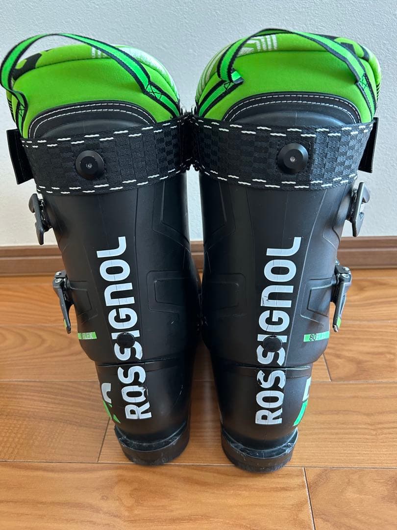 ロシニョールROSSIGNOL スキーブーツ Speed80 黒/緑26.5cm