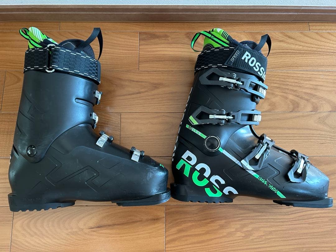 ロシニョールROSSIGNOL スキーブーツ Speed80 黒/緑26.5cm