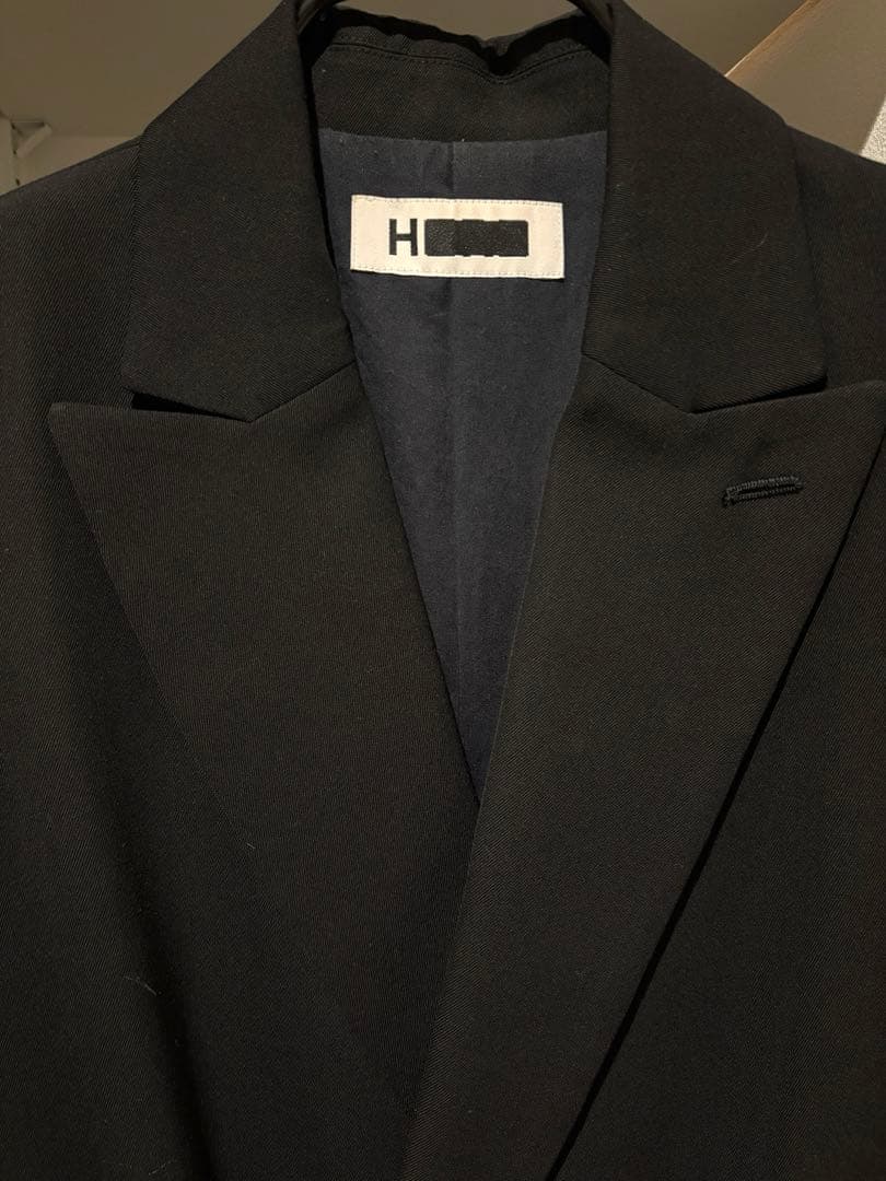 H BEAUTY&YOUTHブラック テーラードジャケット