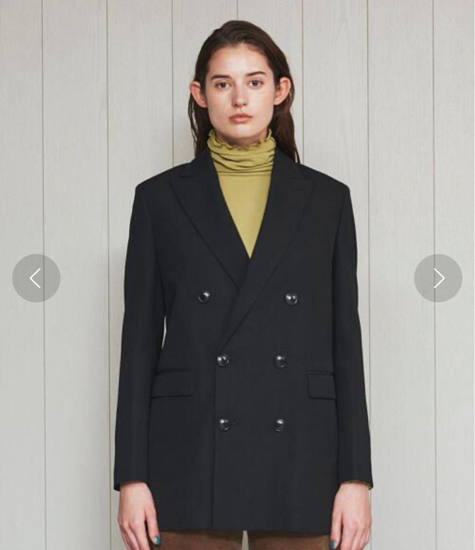 H BEAUTY&YOUTHブラック テーラードジャケット