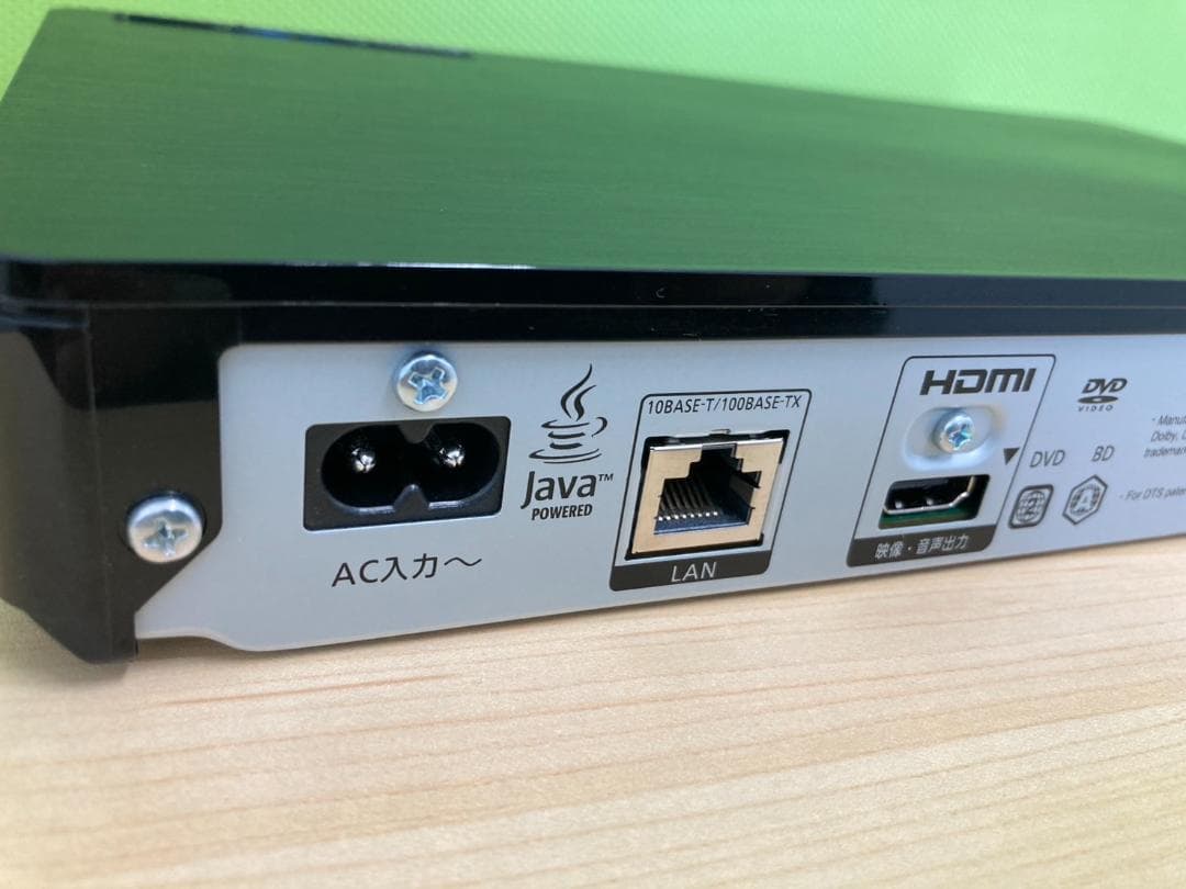 Panasonic Blu-ray プレイヤー　DMP-BDT180-K