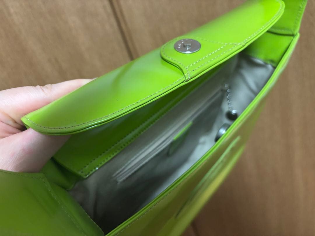 グッチGUCCI ヴィンテージ ショルダーバッグ グリーン