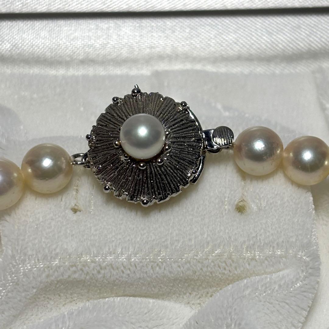 【テリ強】あこや真珠 7.0-7.5mm 42cm 33.1g アコヤ パール