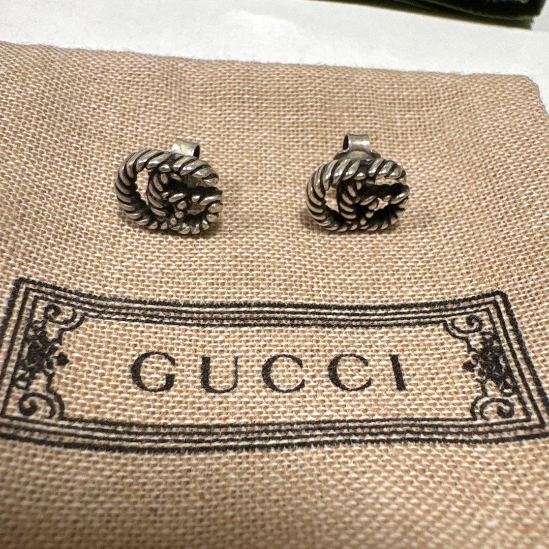 GUCCI グッチ ダブルG ピアス