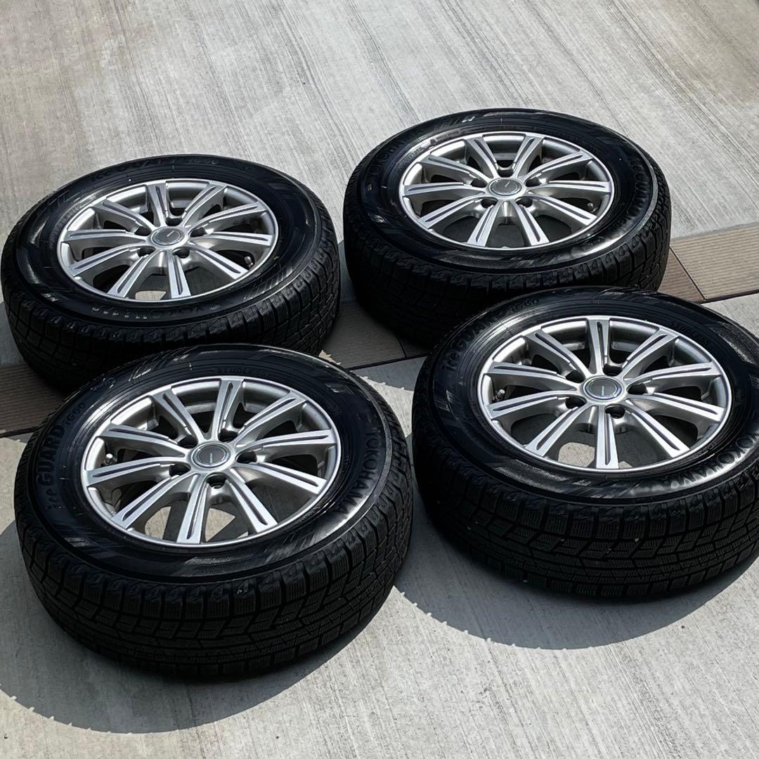 195/65R15 YOKOHAMAスタッドレスタイヤ アルミ ヴォクシー ノア