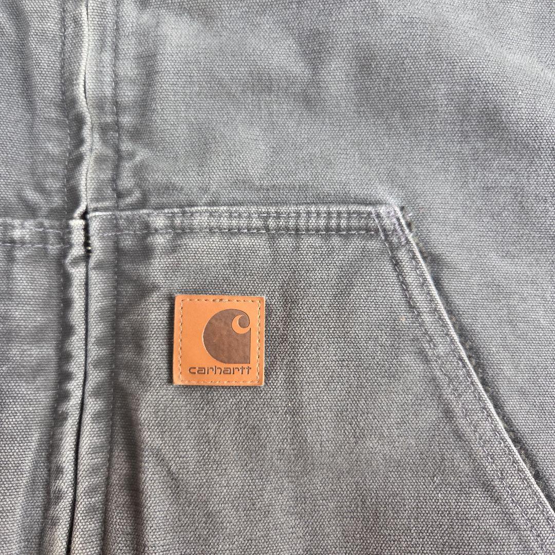 Carhartt ダックベスト XL 裏ボア　グレー　 状態良好