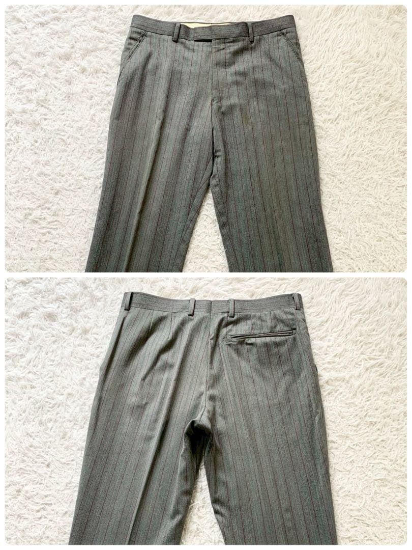 Paul Smith　ポールスミス　花柄裏地　スーツ　セットアップ　ストライプ