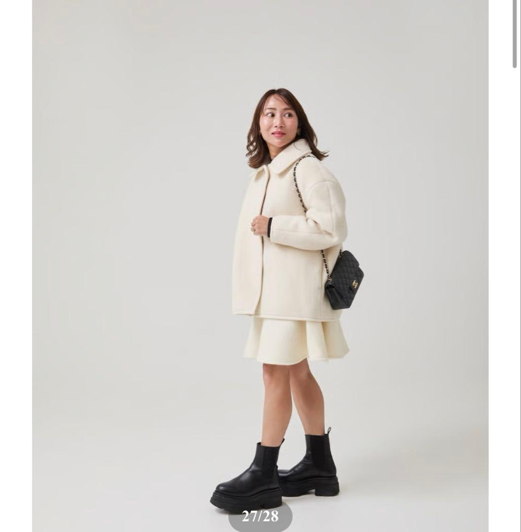 elu. エル　Ragdoll short coat / Ivory コート