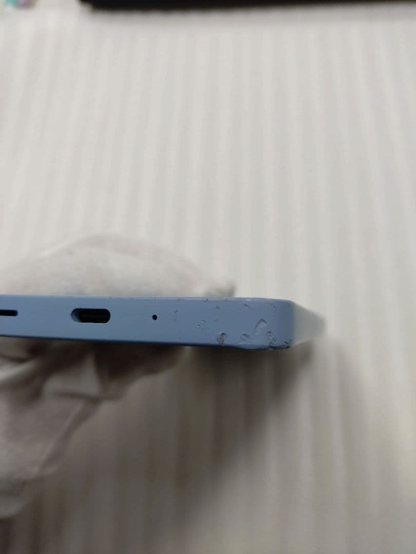 4-381 AQUOS　WISH4　スマートフォン本体　ブルー　SH-М27