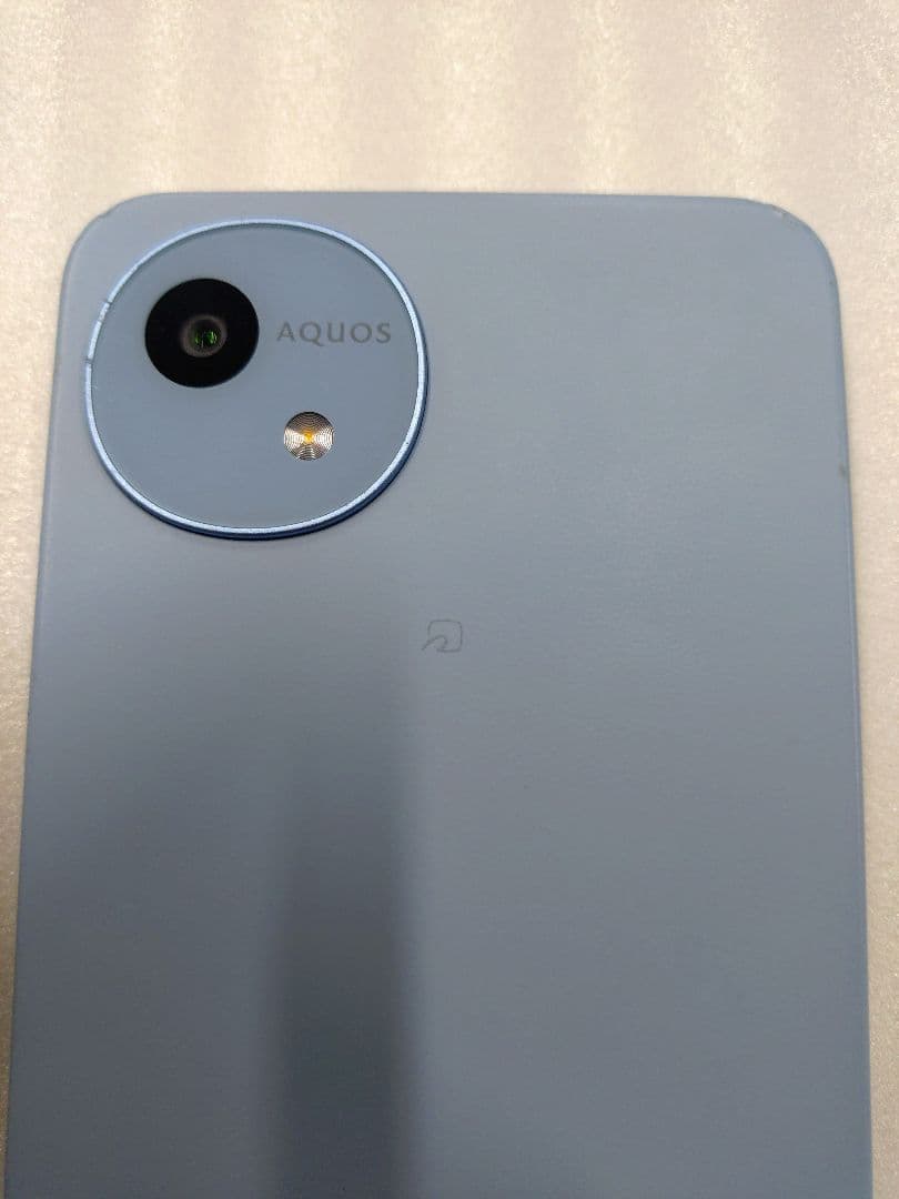 4-381 AQUOS　WISH4　スマートフォン本体　ブルー　SH-М27