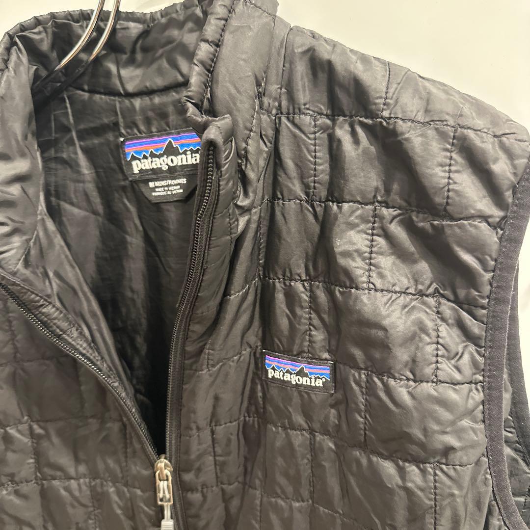 patagonia メンズ ナノパフ　ベスト M 黒　ダウン