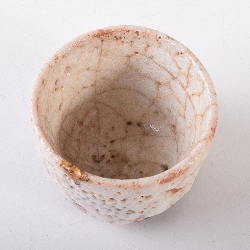 志野焼　ぐい呑み　酒盃　時代箱　M　R8083