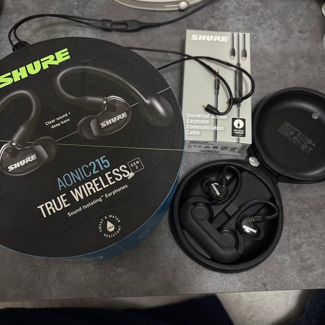 テ*ツ様 SHURE (第2世代) AONIC 215＋専用イヤホンケーブル