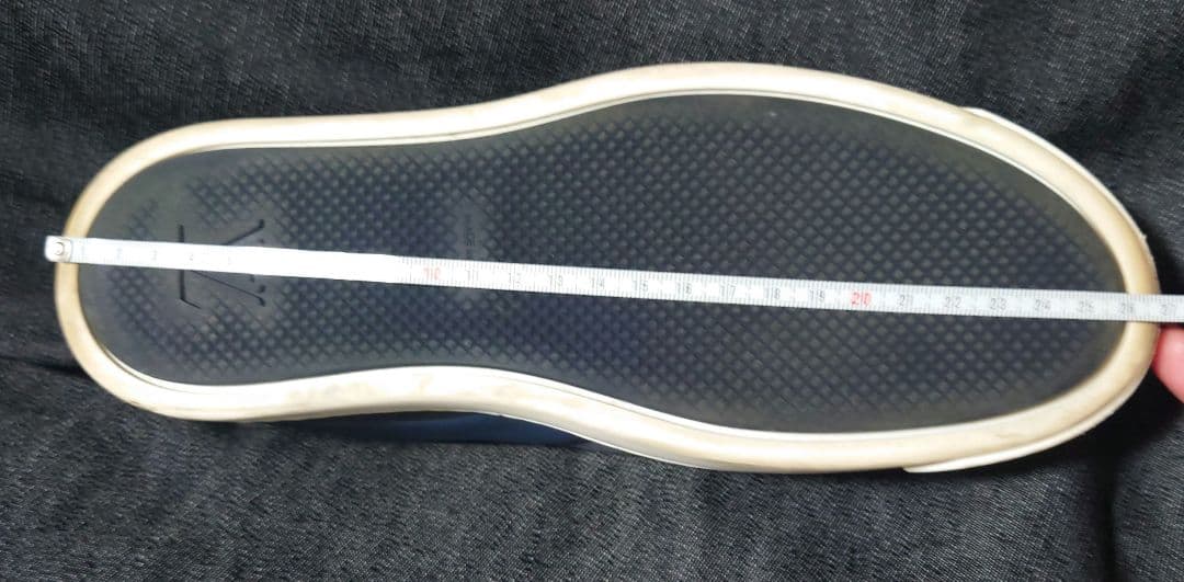 美品 ルイヴィトン スニーカー デッキシューズ 靴 37 1/2