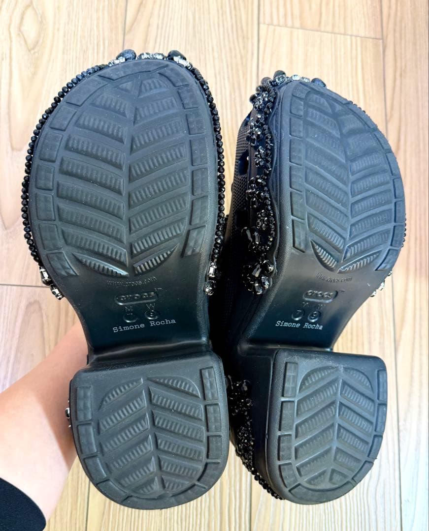 靴 simone rocha x crocs siren