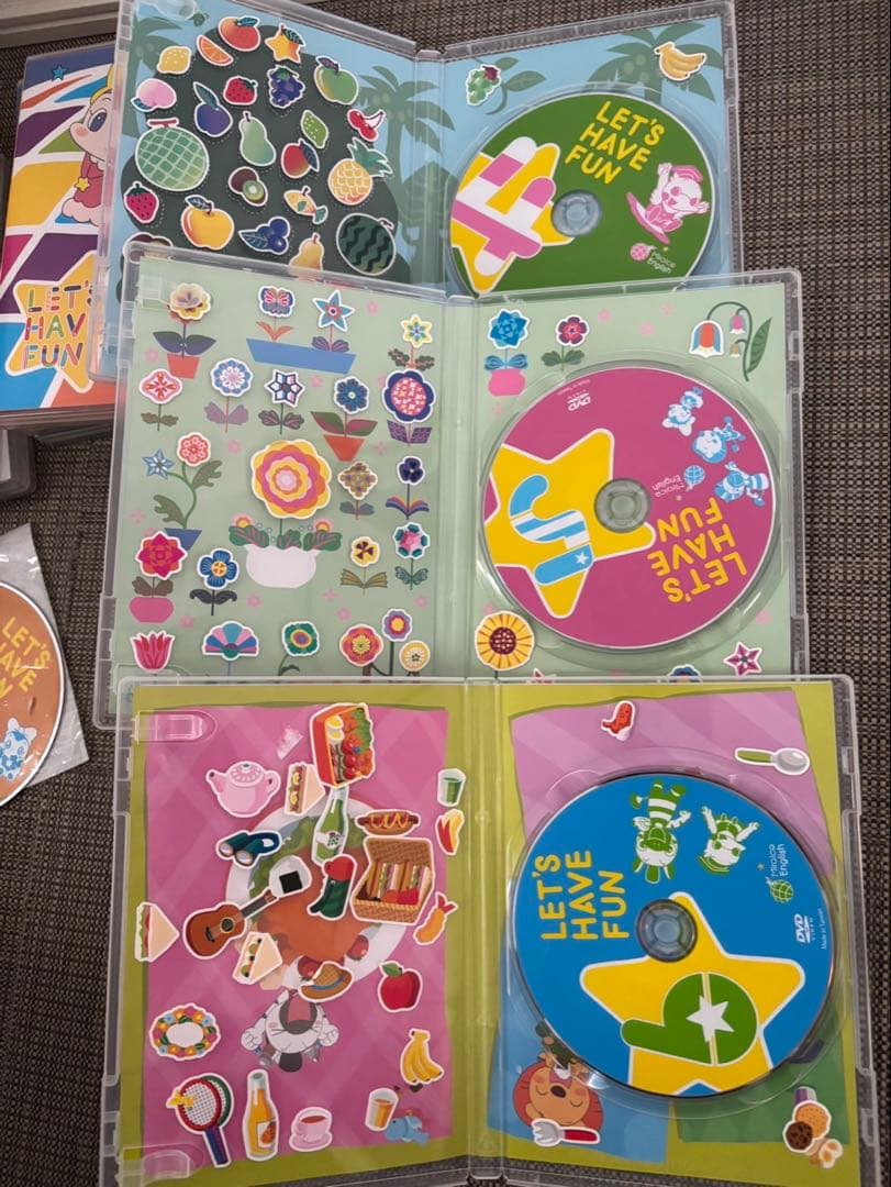 ミライグリッシュ　DVD15枚、CD3枚のみ(ケース・BOXなし)