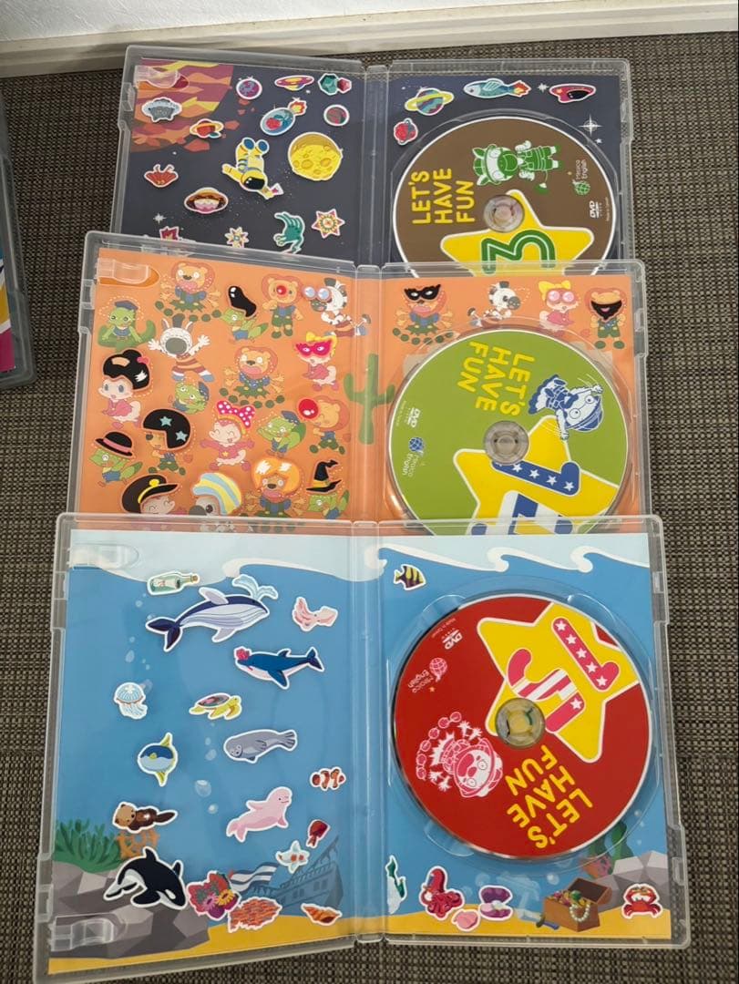 ミライグリッシュ　DVD15枚、CD3枚のみ(ケース・BOXなし)