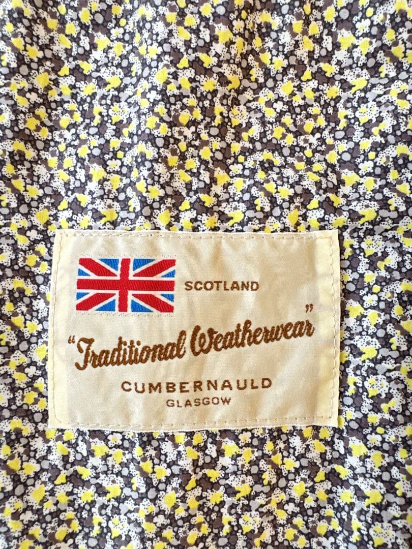 美品 トラディショナルウェザーウェア ー 折りたたみ傘 リバティ イエロー