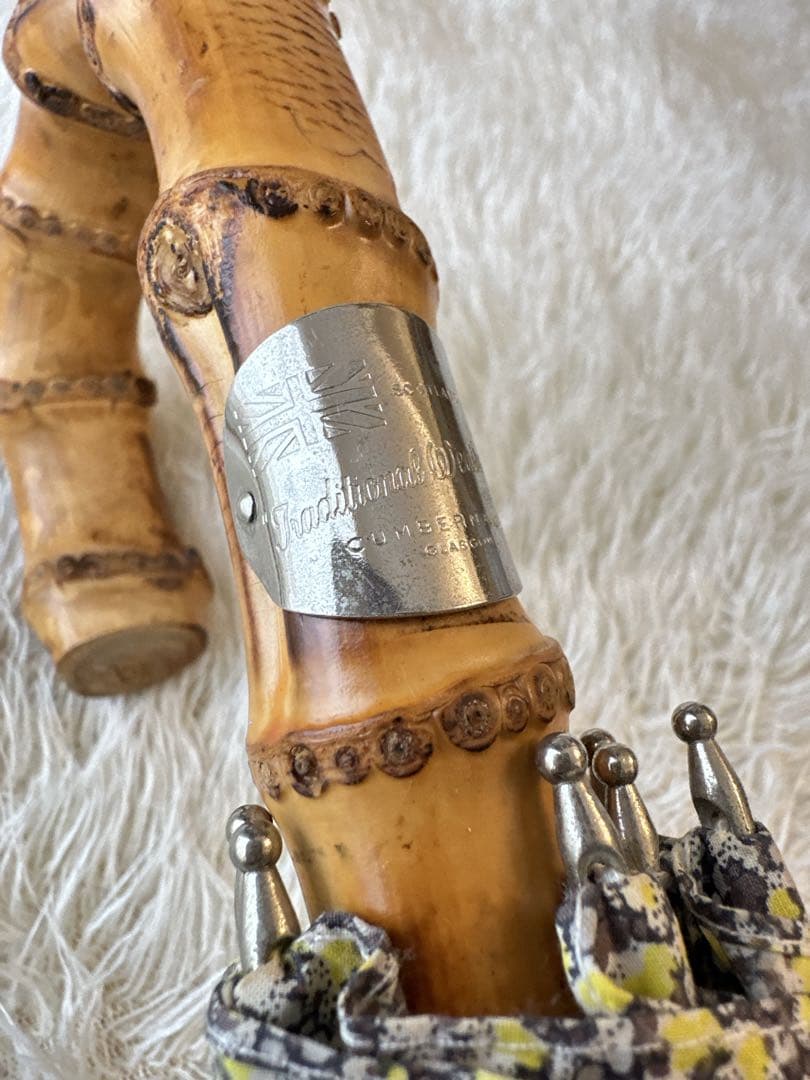 美品 トラディショナルウェザーウェア ー 折りたたみ傘 リバティ イエロー