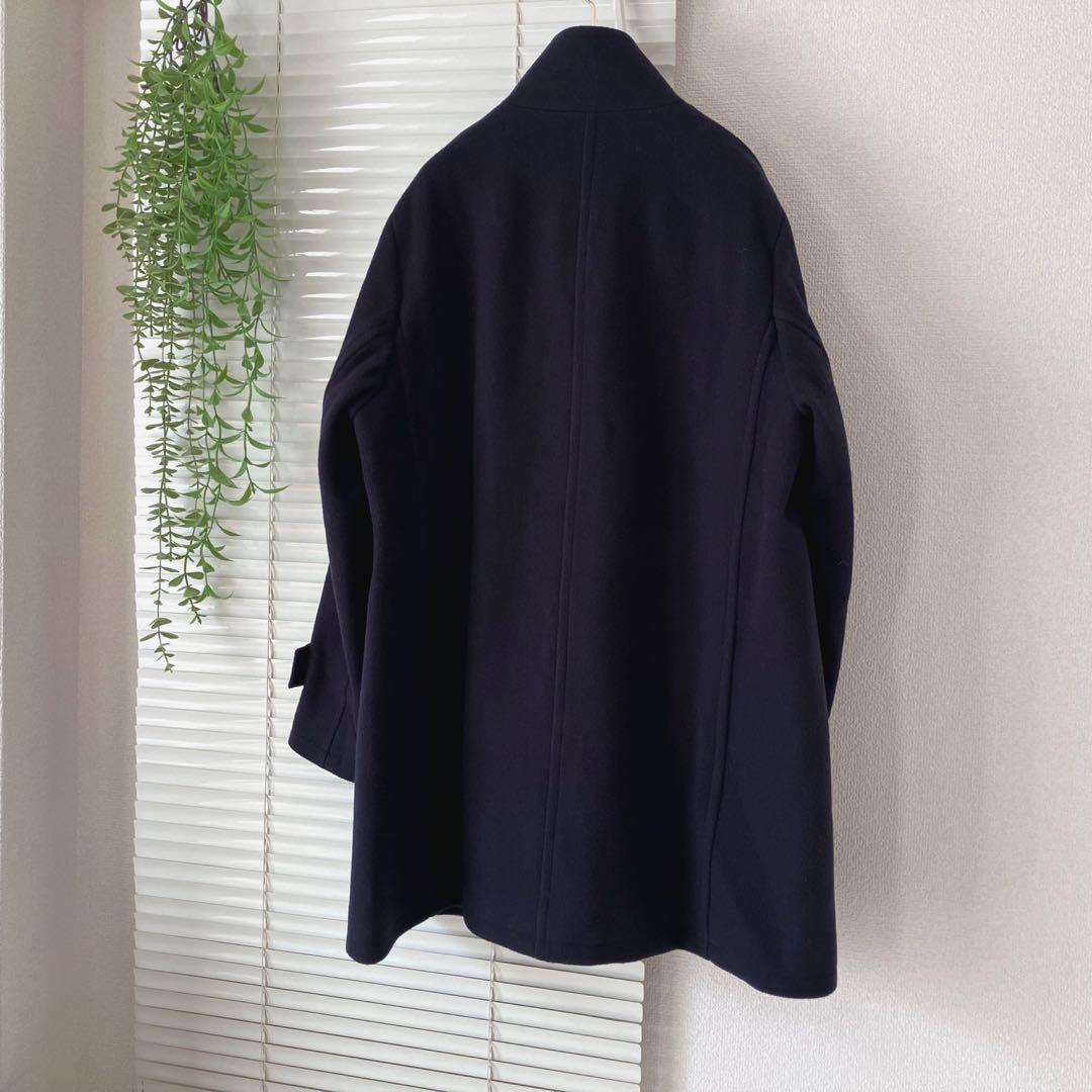 【2023AW】relume 尾州ウールスーパー100モッサスタンドコート 紺