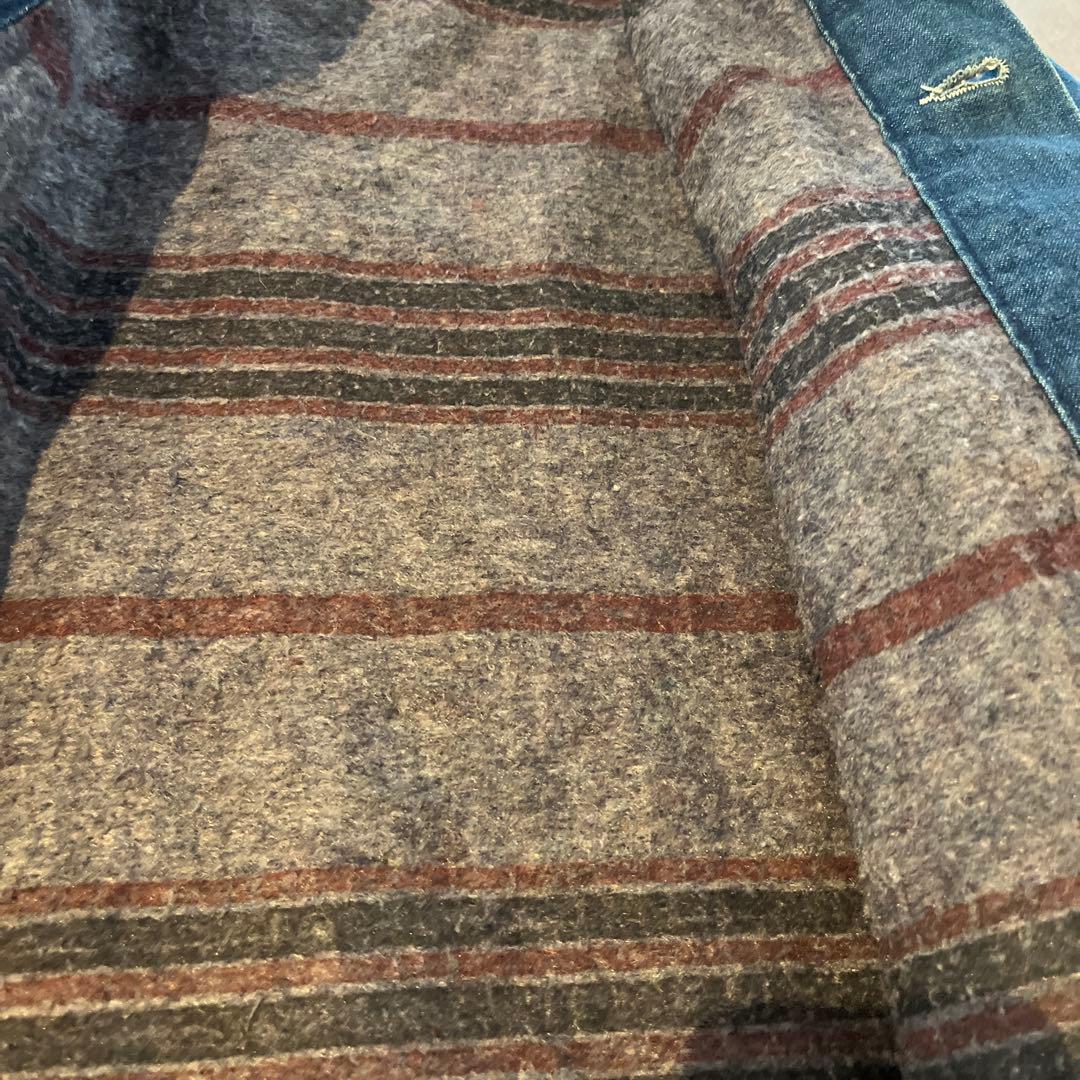 タ*ラ様 70s BIG BEN デニムカバーオール コーデュロイ襟付き vin