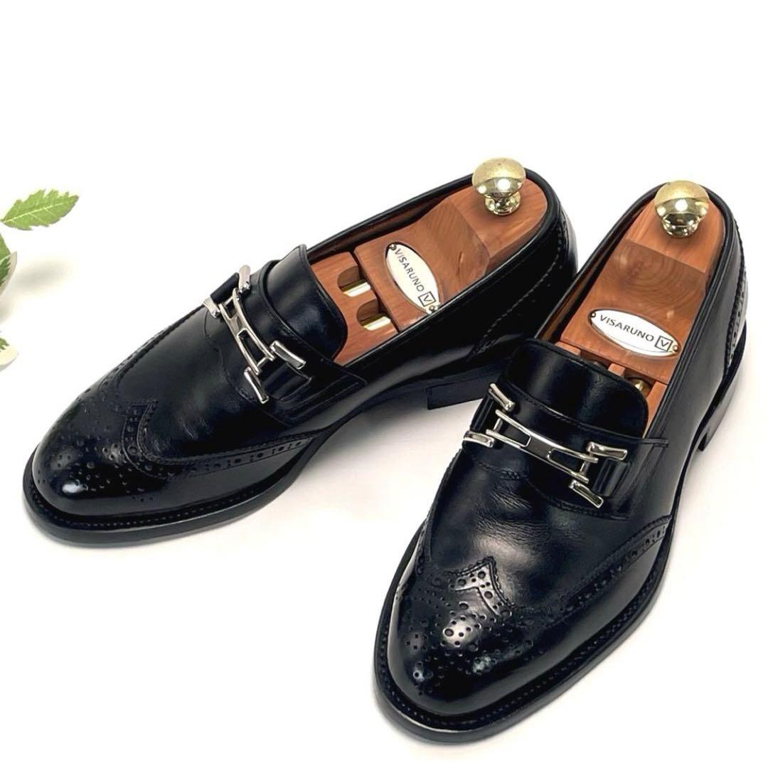 最終価格 美品 SCOTCH GRAIN ウイング チップ ビットローファー