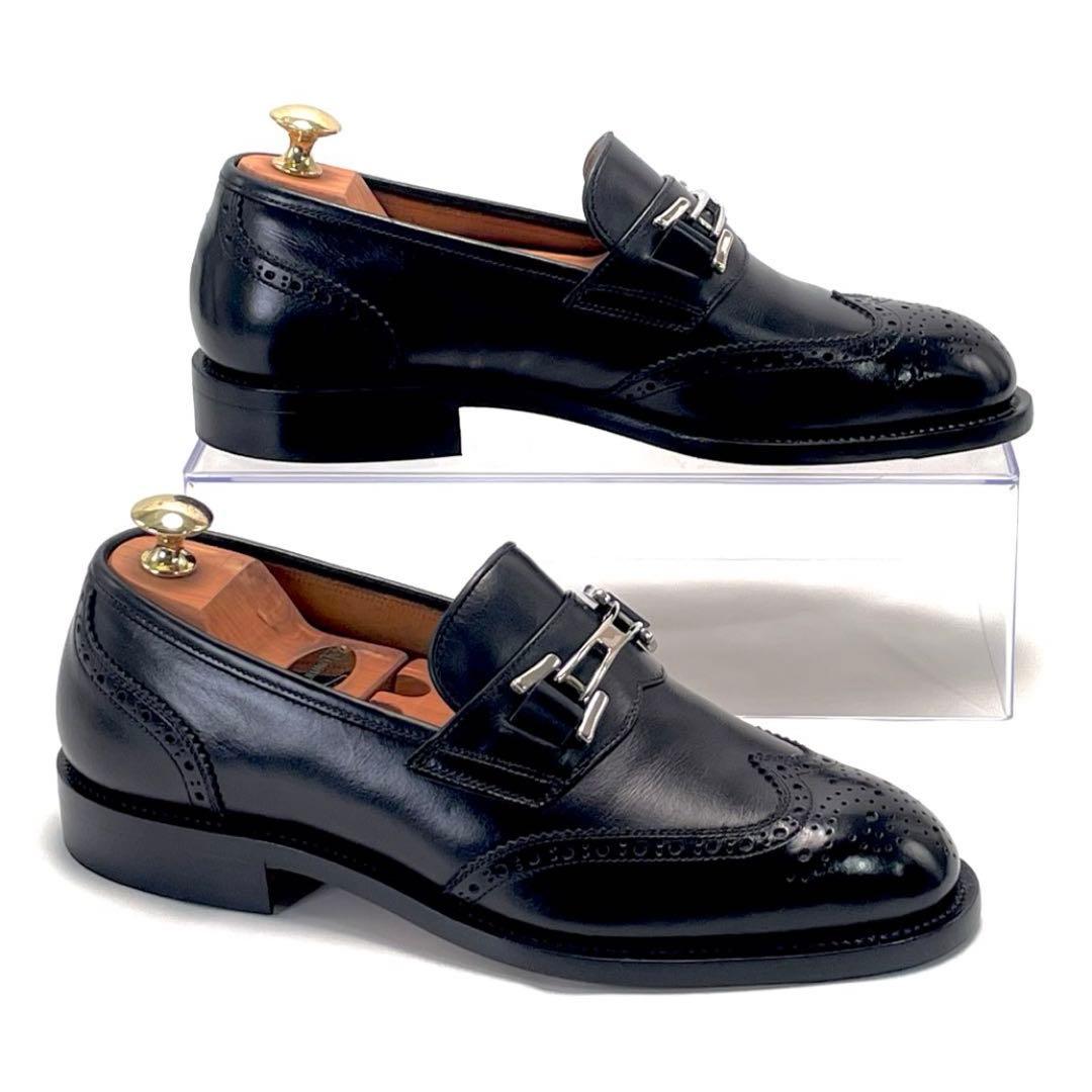 最終価格 美品 SCOTCH GRAIN ウイング チップ ビットローファー