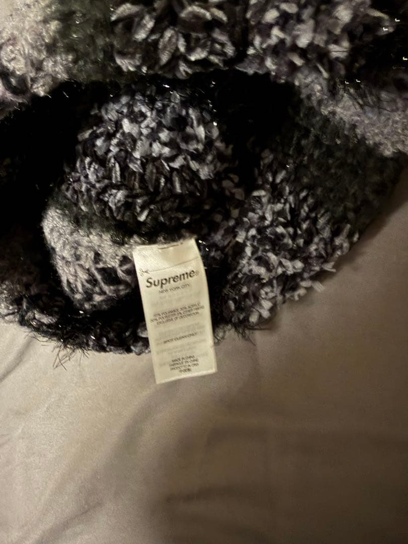 Supreme ブラック ニット帽
