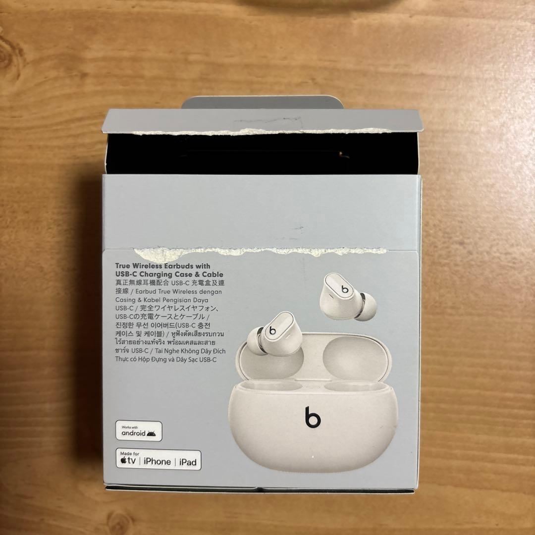 Beats Studio Buds + ワイヤレスイヤフォン　アイボリー　保証有