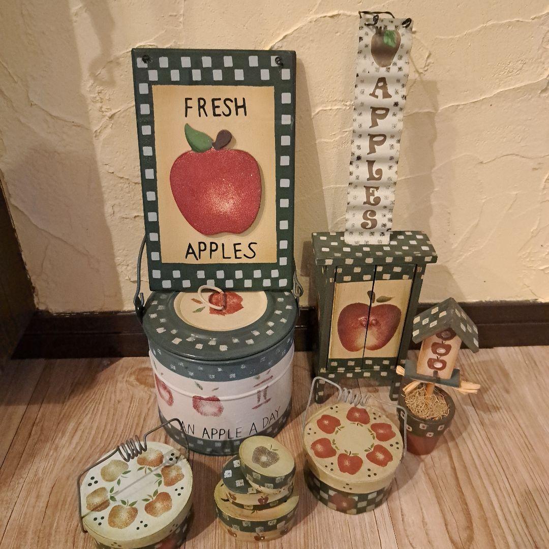 カントリー雑貨 りんご